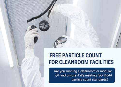 Cleanroom Air Testing Particle Count